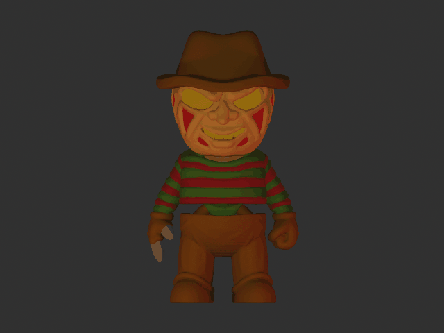 Freddy spinning 3D model
