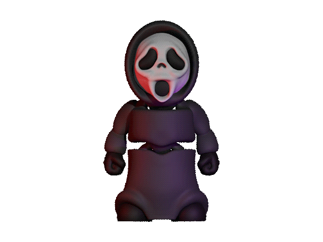 Ghost face animation